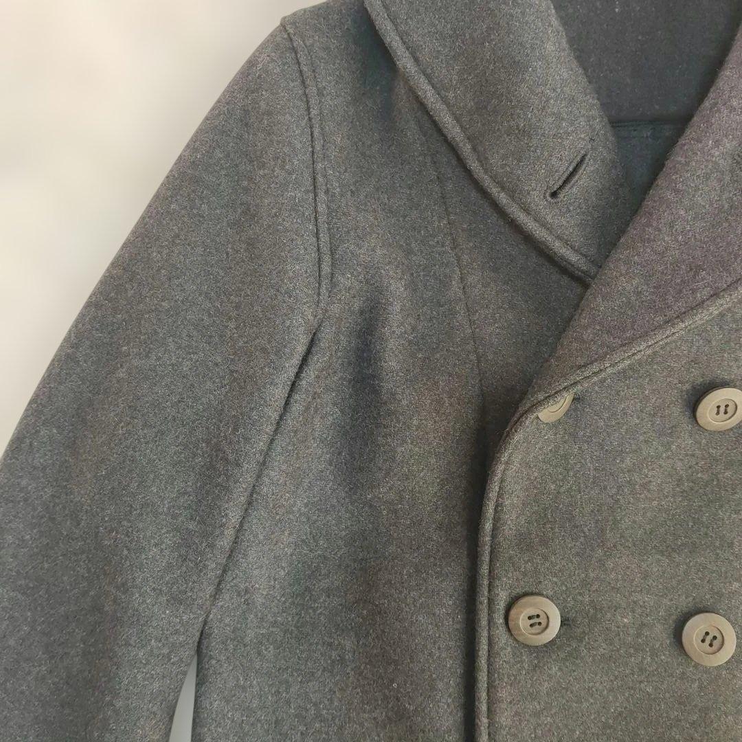 美品✨ ダッパーズ マッキーノコート ショールカラー ウール グレー