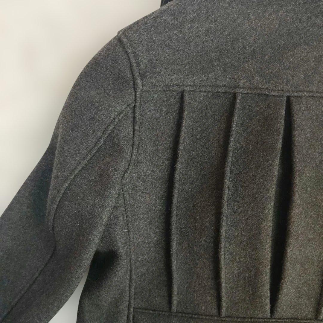 美品✨ ダッパーズ マッキーノコート ショールカラー ウール グレー