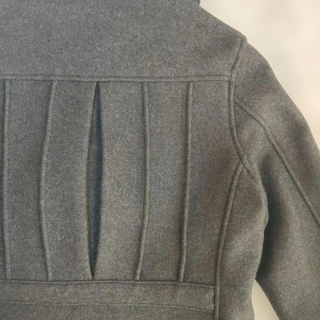 美品✨ ダッパーズ マッキーノコート ショールカラー ウール グレー