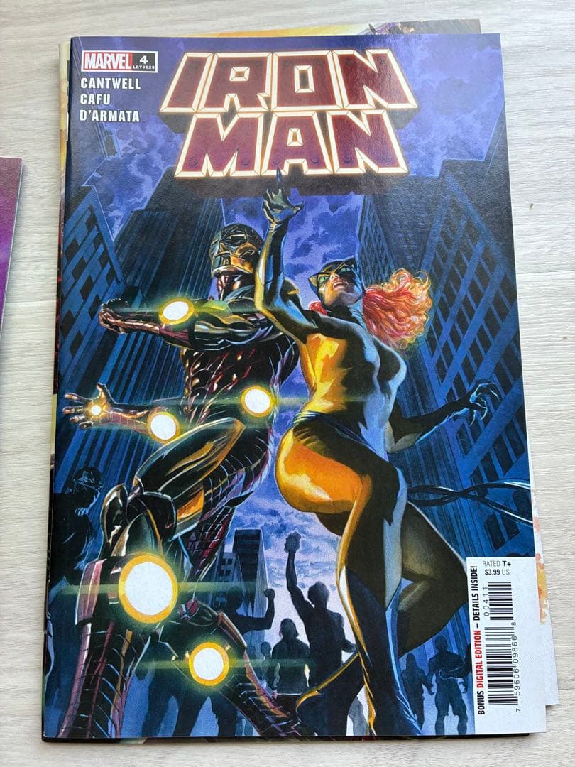 アメコミ Iron man #1-10 Alex Ross スパイダーマン