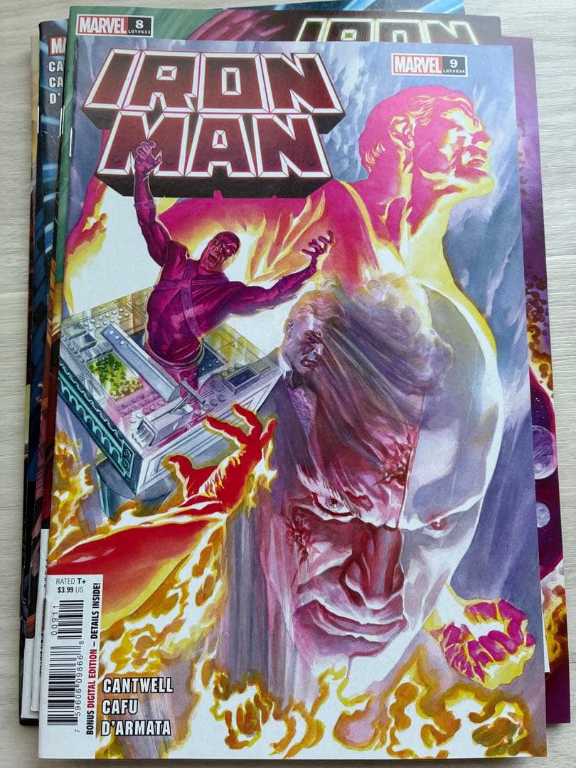 アメコミ Iron man #1-10 Alex Ross スパイダーマン