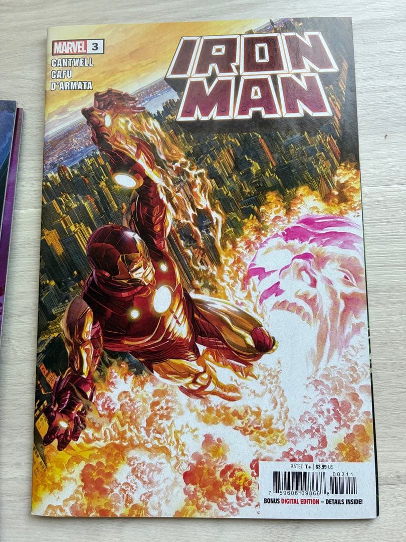 アメコミ Iron man #1-10 Alex Ross スパイダーマン