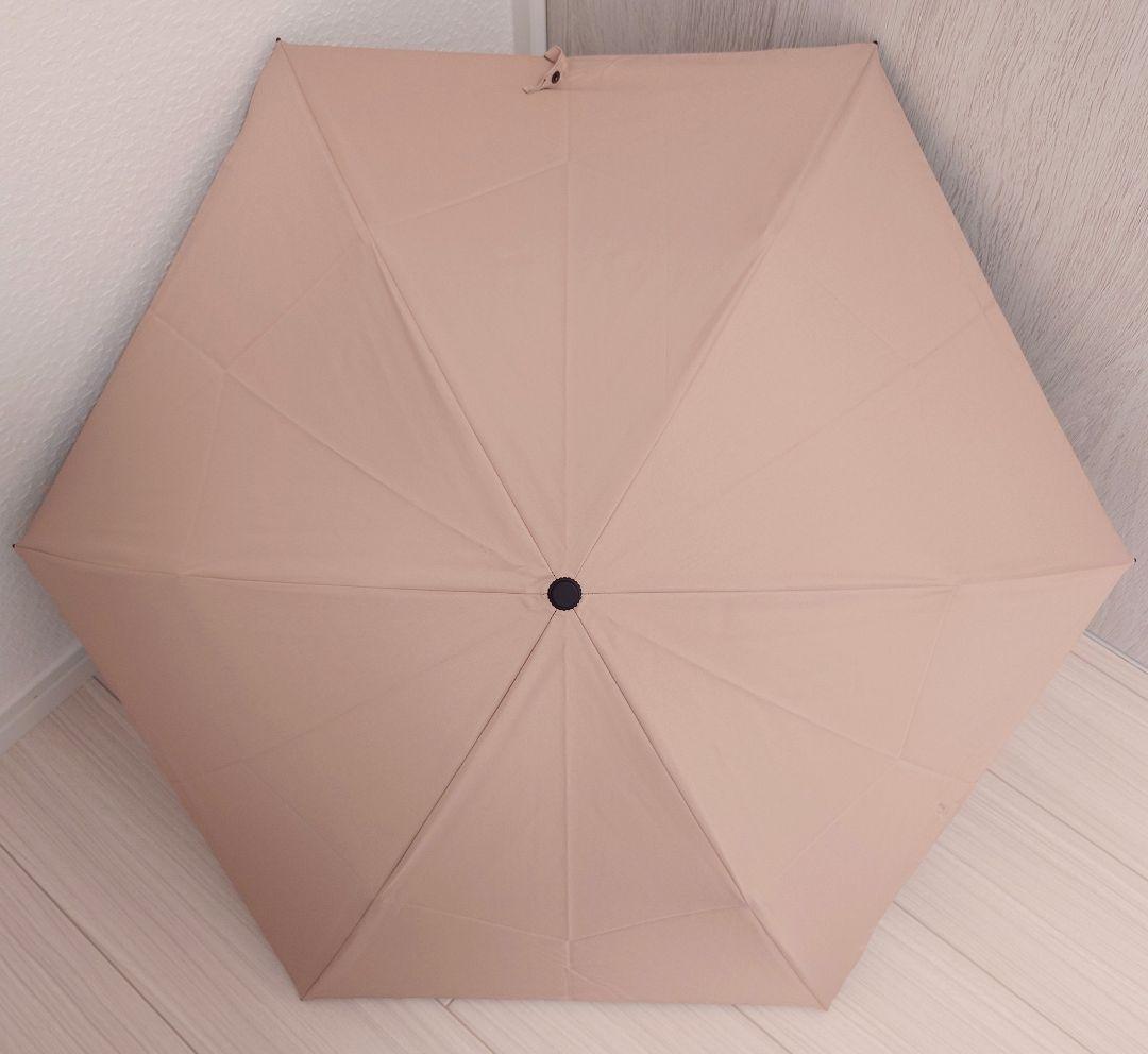 2段折 コンパクト日傘(無地/ピンク)