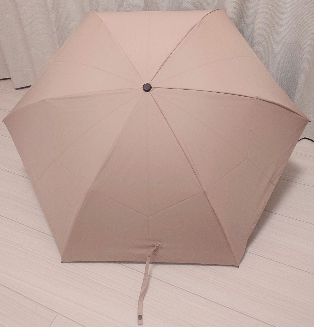 2段折 コンパクト日傘(無地/ピンク)