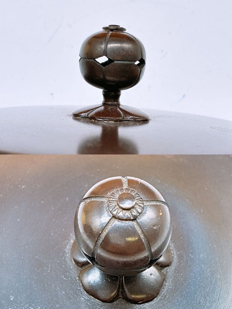 u*f様 浜松地紋 釜師 高橋敬典 富士小釜★茶釜 木箱入り 箱付き 年代物 当