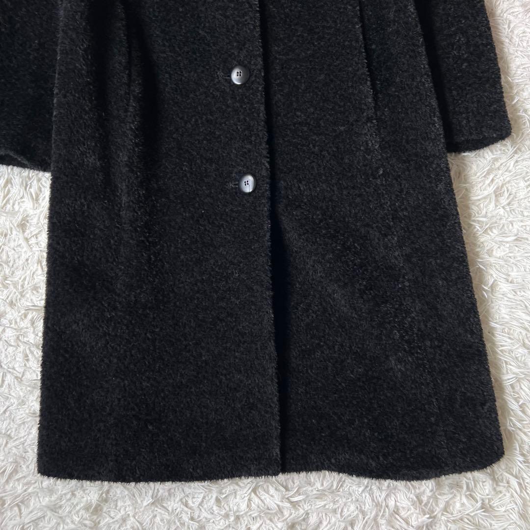 MaxMara マックスマーラ 白タグ アルパカ ボア チェスター コート