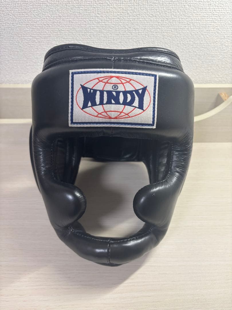 美品WINDY ヘッドギア Lサイズ 黒