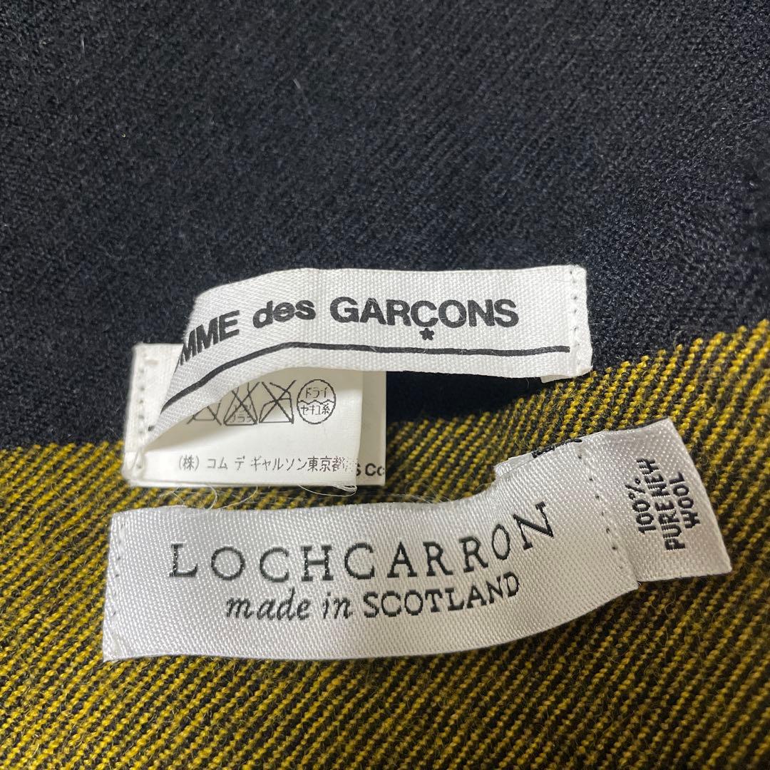 コムデギャルソン ロキャロン 大判ストール チェック