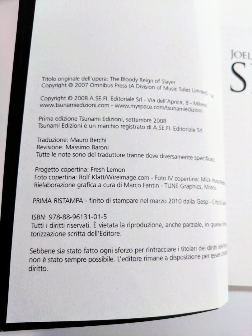 ☆Joel Mciver SLAYER