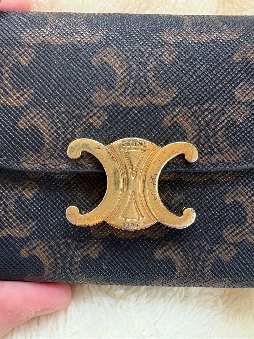 CELINE 三つ折り財布 モノグラム
