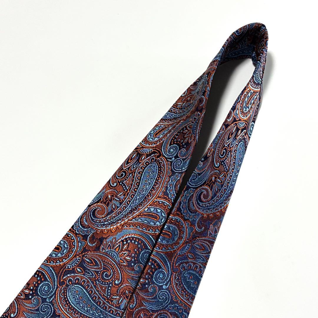 3796✨極美品✨エトロ ネクタイ ペイズリー ボタニカル 植物柄