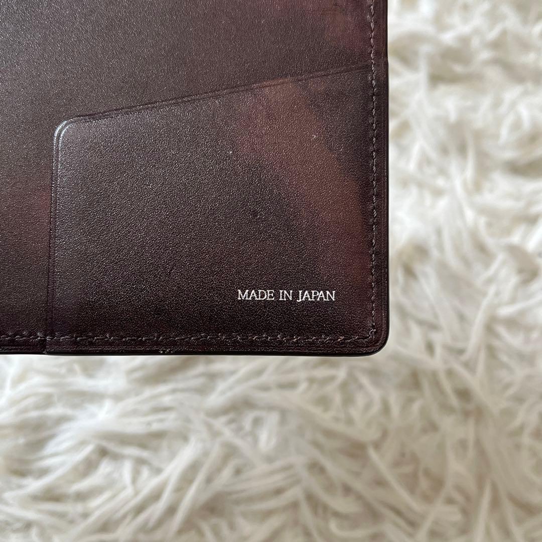 未使用級✨CYPRIS キプリス　マネークリップシェルコードバン　ネイビー