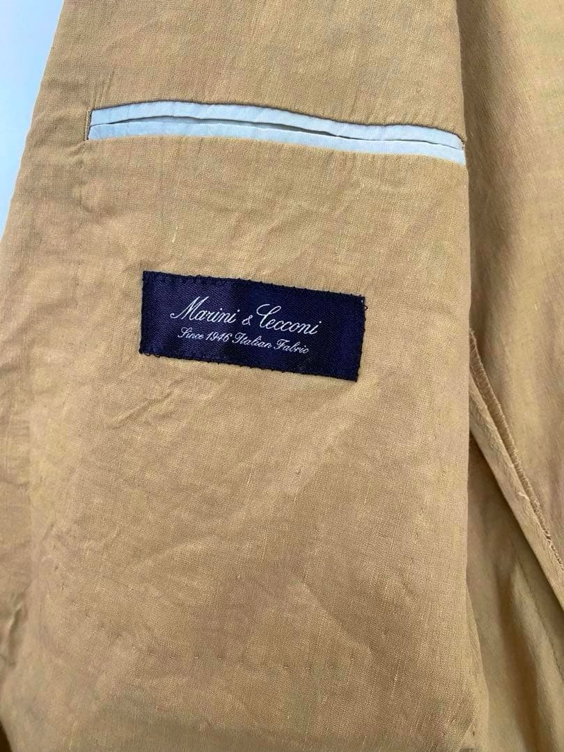 トゥモローランド　TOMORROWLAND ストレッチリネンセットアップスーツ