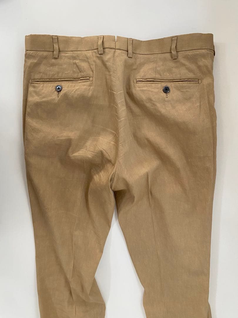 トゥモローランド　TOMORROWLAND ストレッチリネンセットアップスーツ