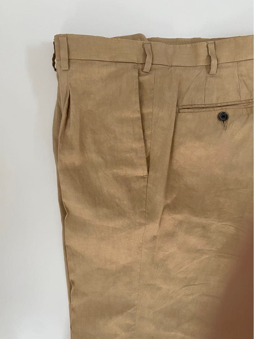 トゥモローランド　TOMORROWLAND ストレッチリネンセットアップスーツ