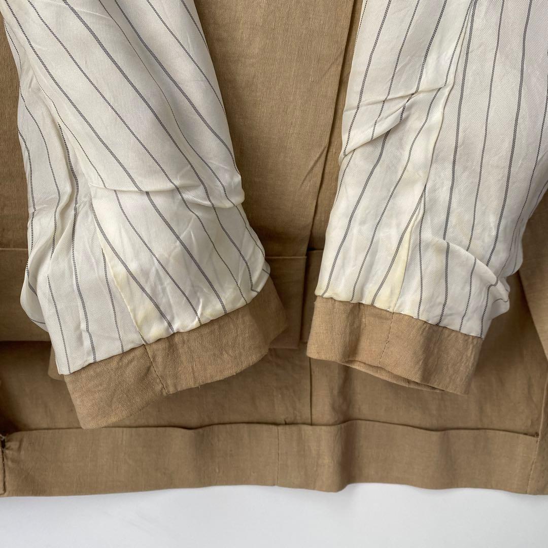 トゥモローランド　TOMORROWLAND ストレッチリネンセットアップスーツ