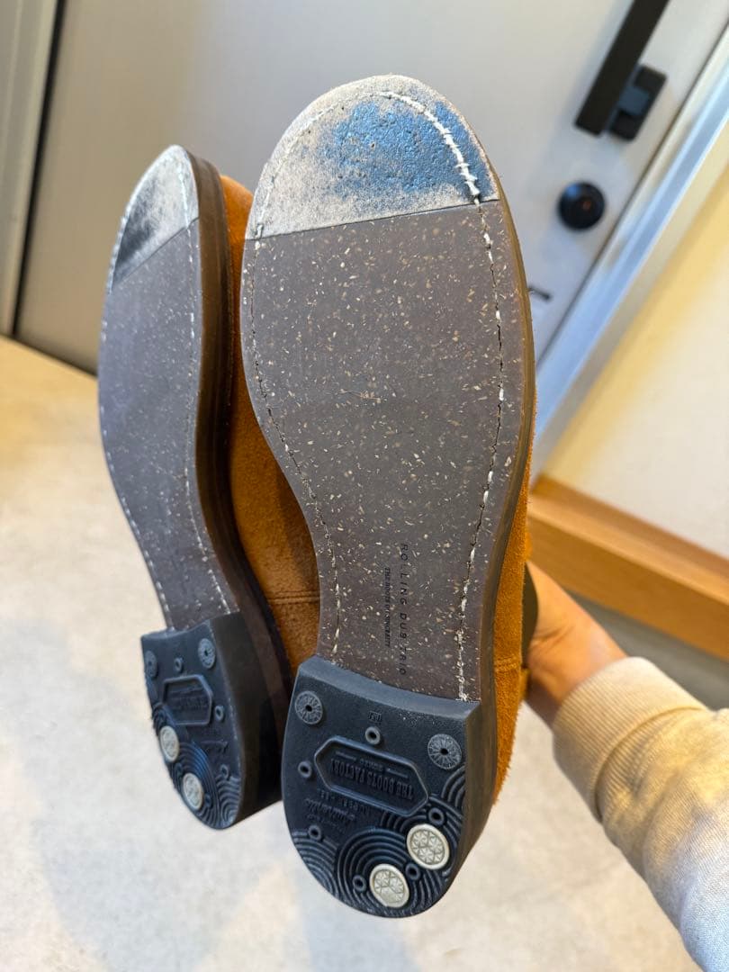 ローリングダブトリオ　スタン　オイルスエード　タバコブラウン