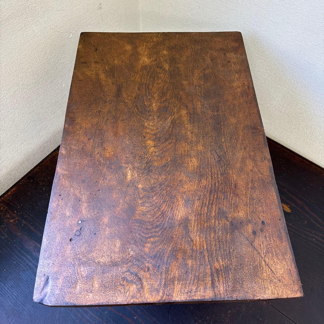 昭和レトロ 文机 小引き出し1杯｜古家具 ローテーブル 飾り台 無垢材