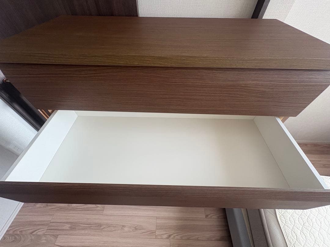 ニトリ ハイチェスト ウィッシュ3 WISH3 100HC-MBRウォールナット