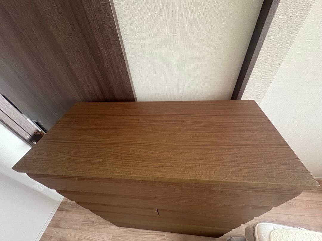 ニトリ ハイチェスト ウィッシュ3 WISH3 100HC-MBRウォールナット