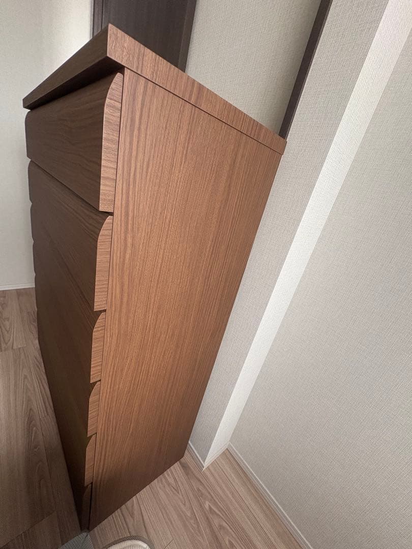 ニトリ ハイチェスト ウィッシュ3 WISH3 100HC-MBRウォールナット