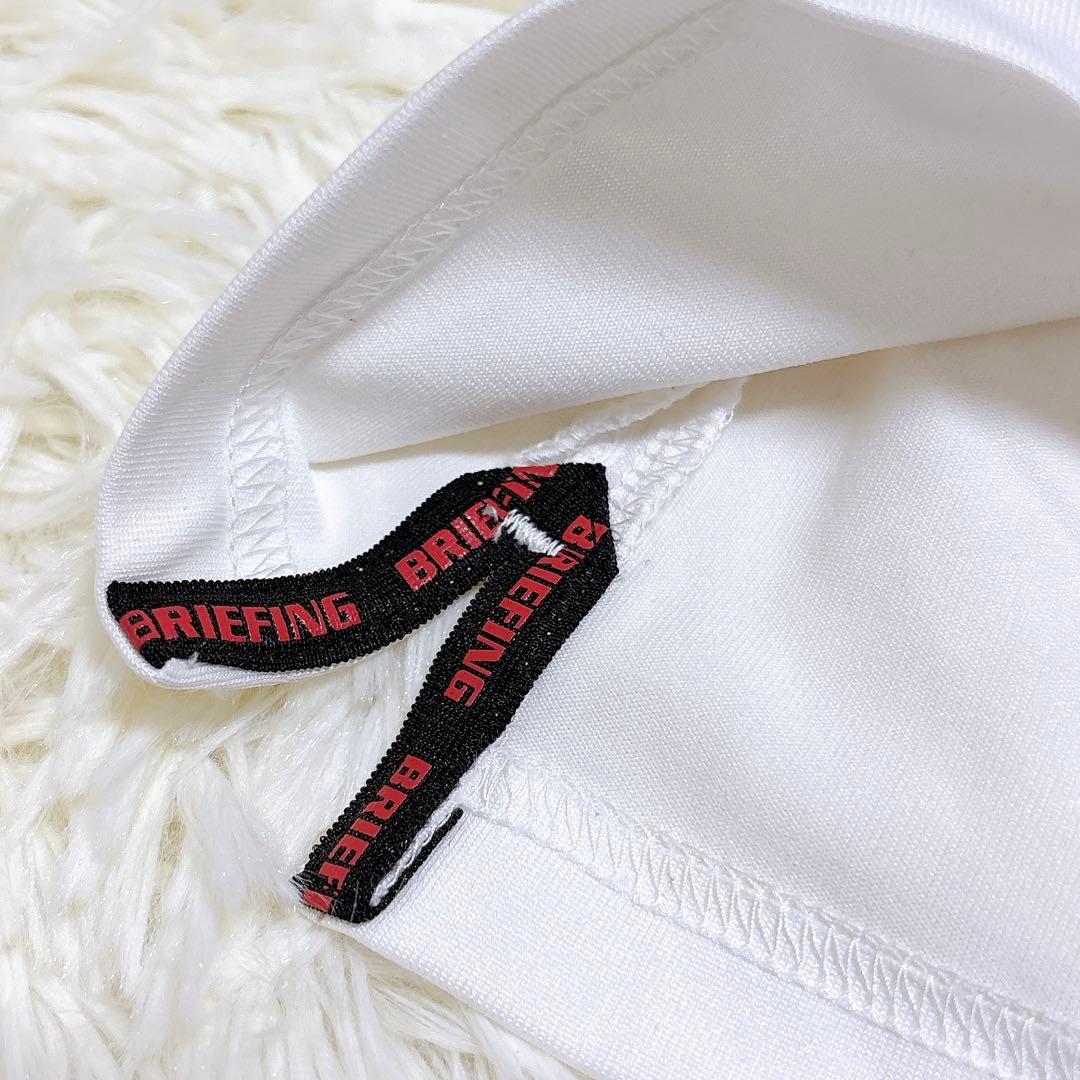 極美品 BRIEFING バイカラー ロングスリーブハイネックシャツ レディース