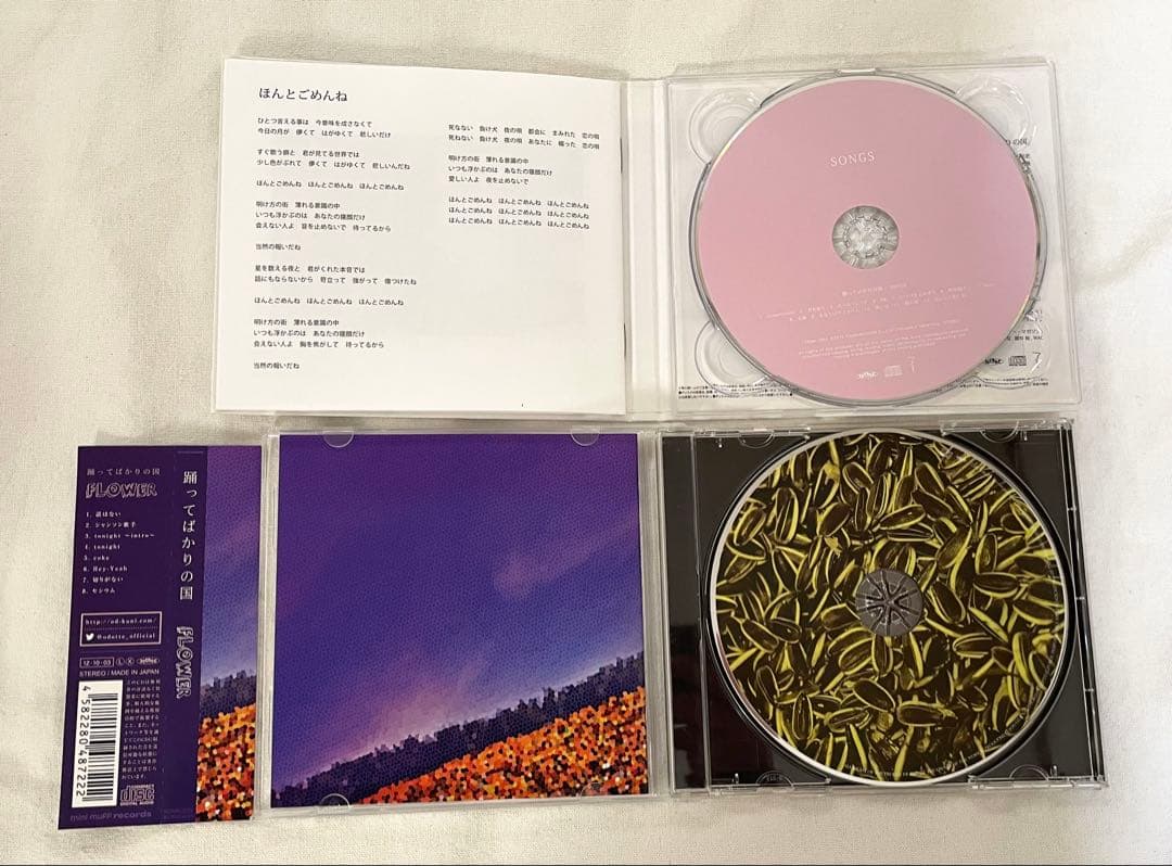 踊ってばかりの国/ SONGS / FLOWER セット　下津光史