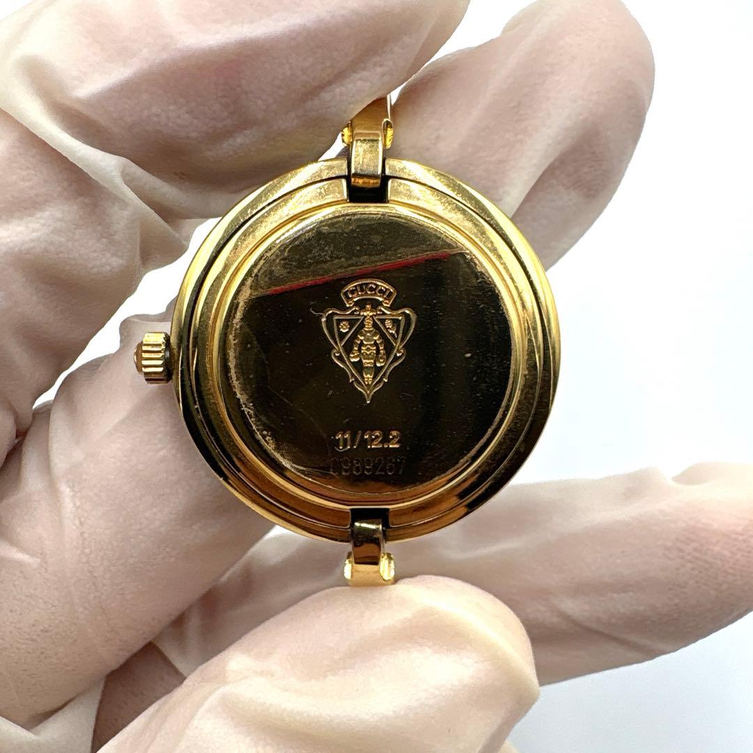 【新品電池】GUCCI チェンジベゼル 11/12.2 ベゼル完品　稼働美品