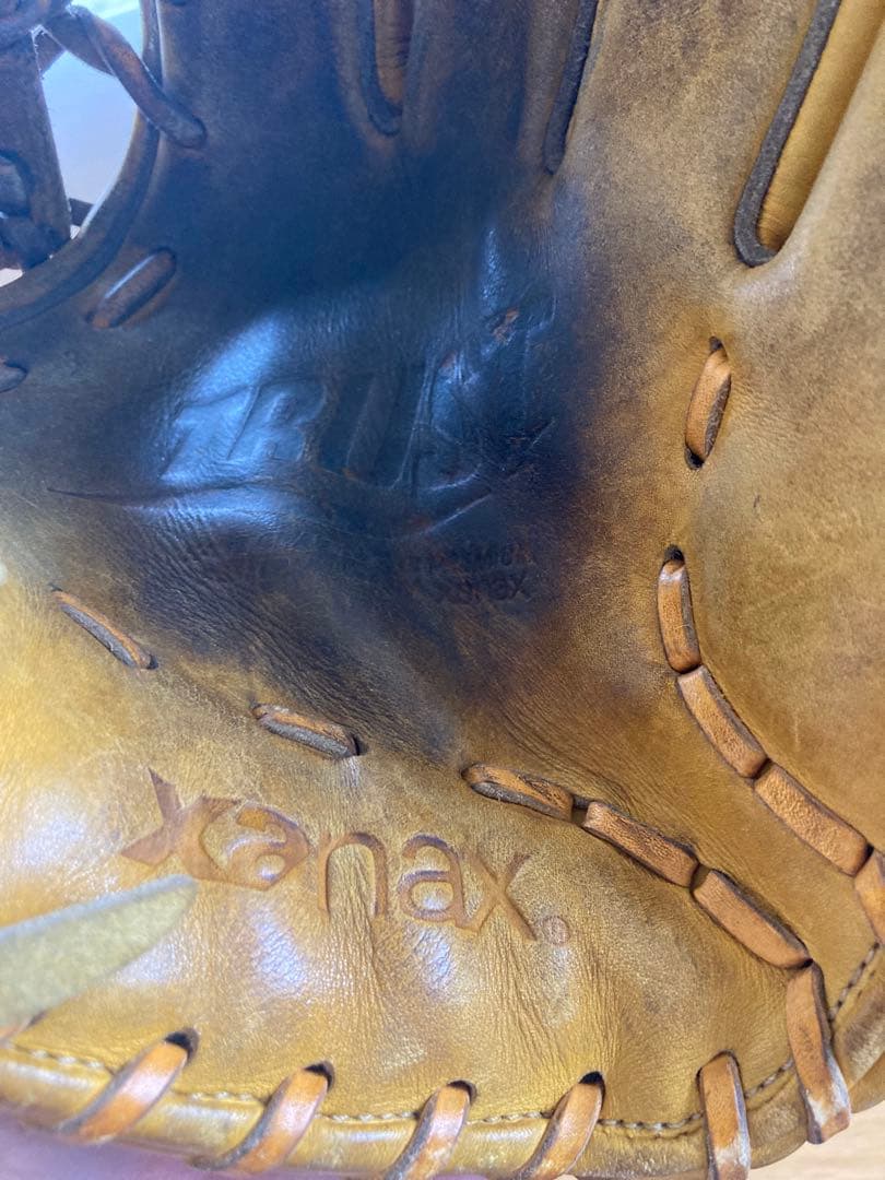 硬式グローブ【xanax】外野　黄色