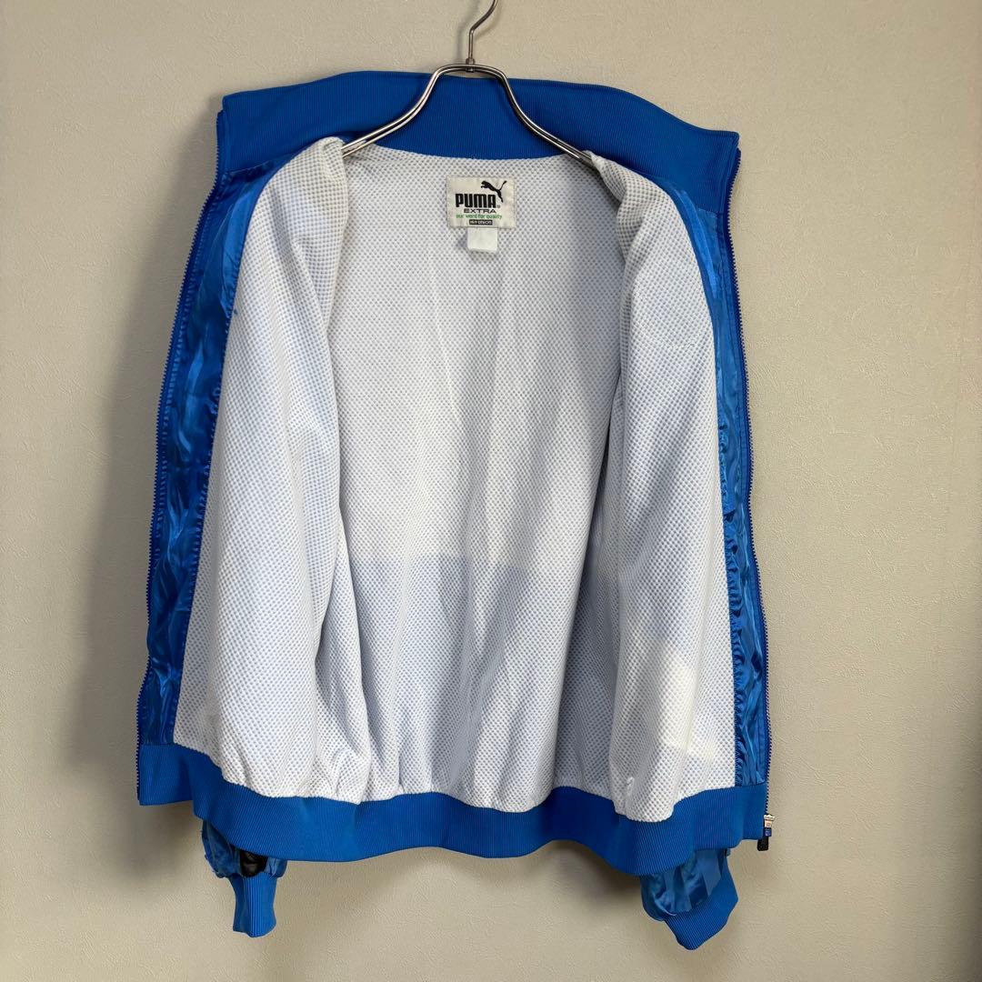 青黒 PUMA プーマ ヤマハ ジュビロ磐JUBILO ナイロンジャケット ML