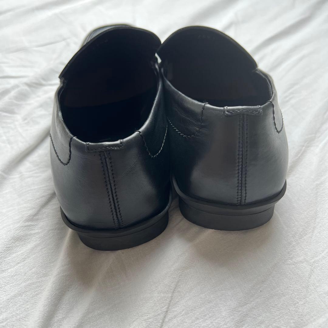 靴 GUCCI square toe leather bit Loafers