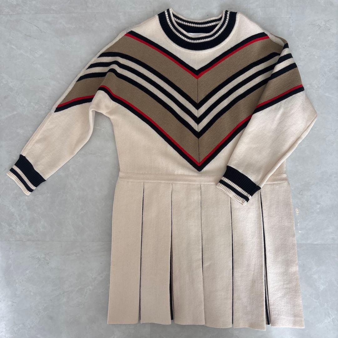 BURBERRY キッズ ストライプ ワンピース