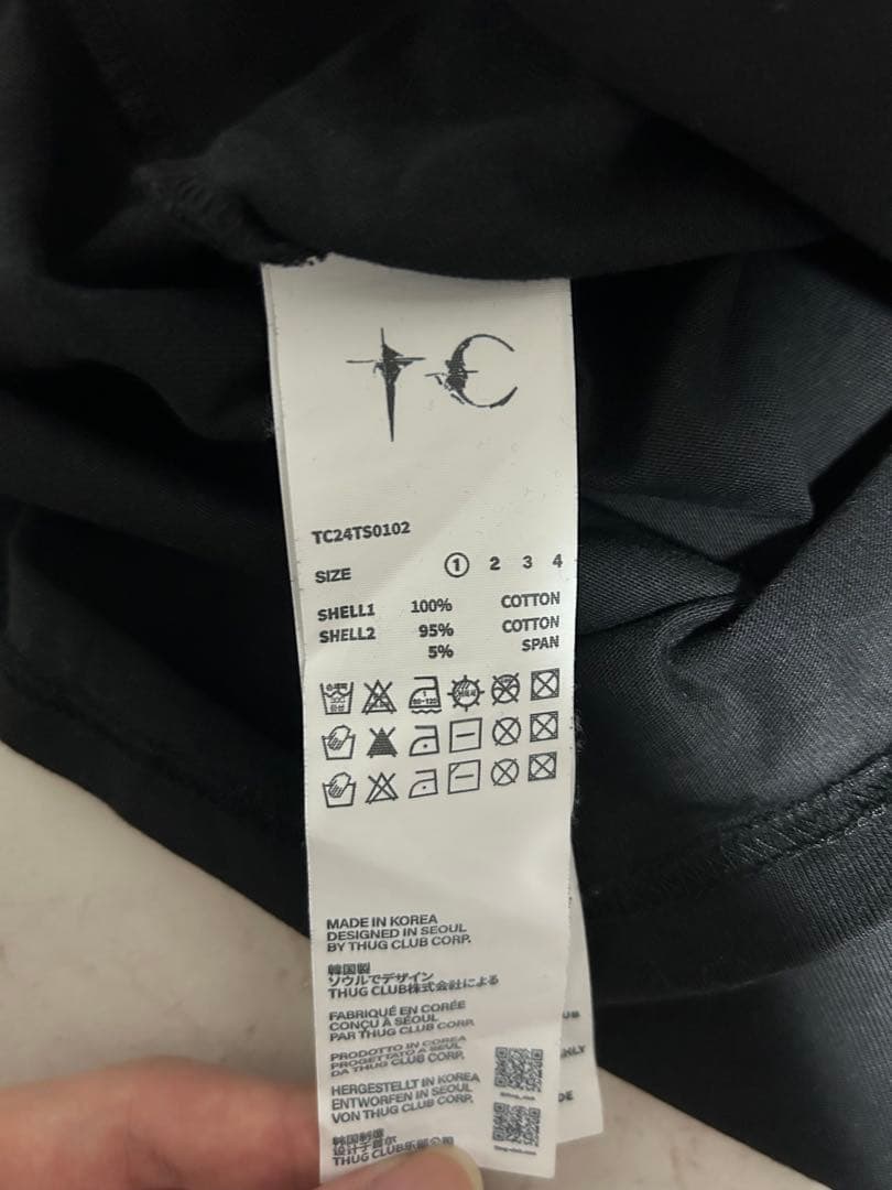 THUG CLUB サグクラブTシャツSsize