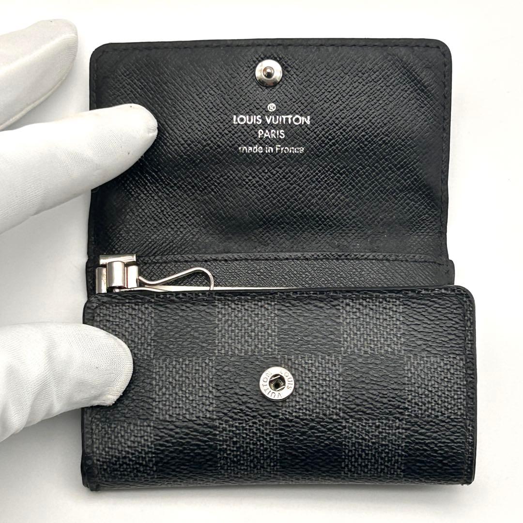 ルイヴィトン ダミエ グラフィット 6連 キーケース ミュルティクレ6