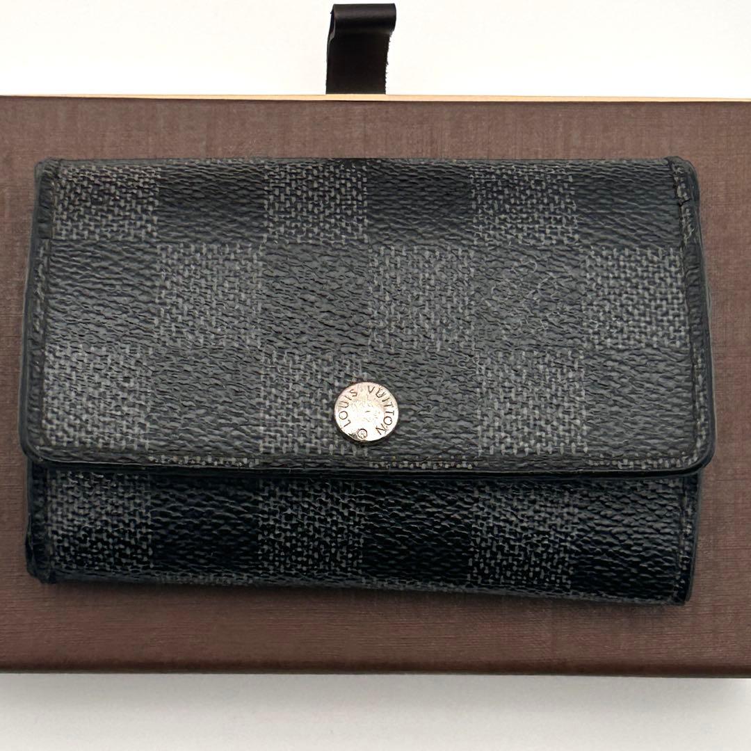 ルイヴィトン ダミエ グラフィット 6連 キーケース ミュルティクレ6