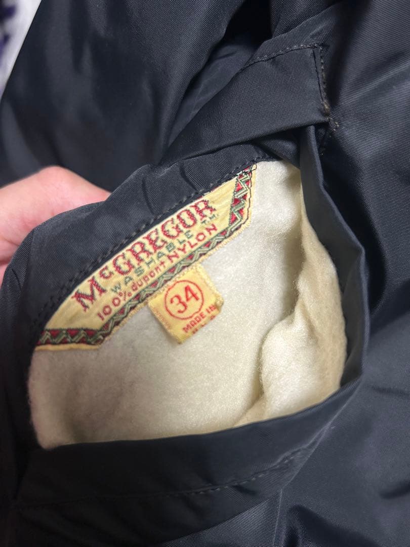 60s McGREGOR ナイロンリバーシブルジャケット　vintage