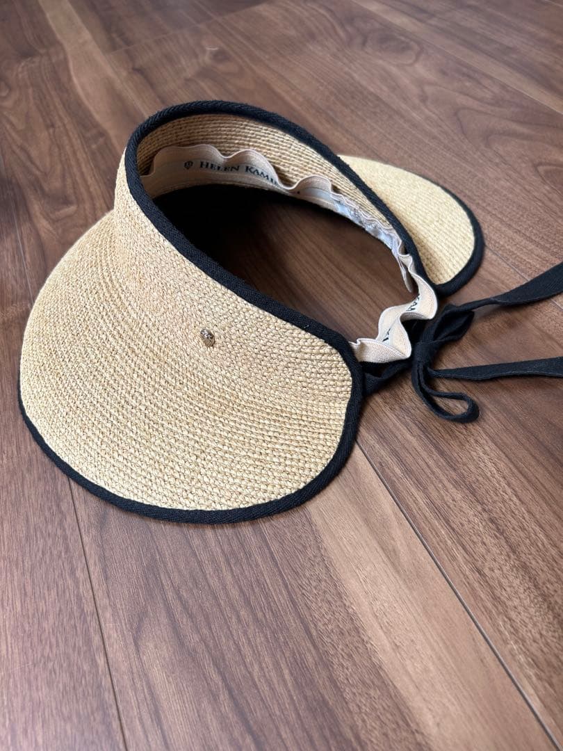 ★浅岡★ Helen Kaminski Mita 麦わらサンバイザー