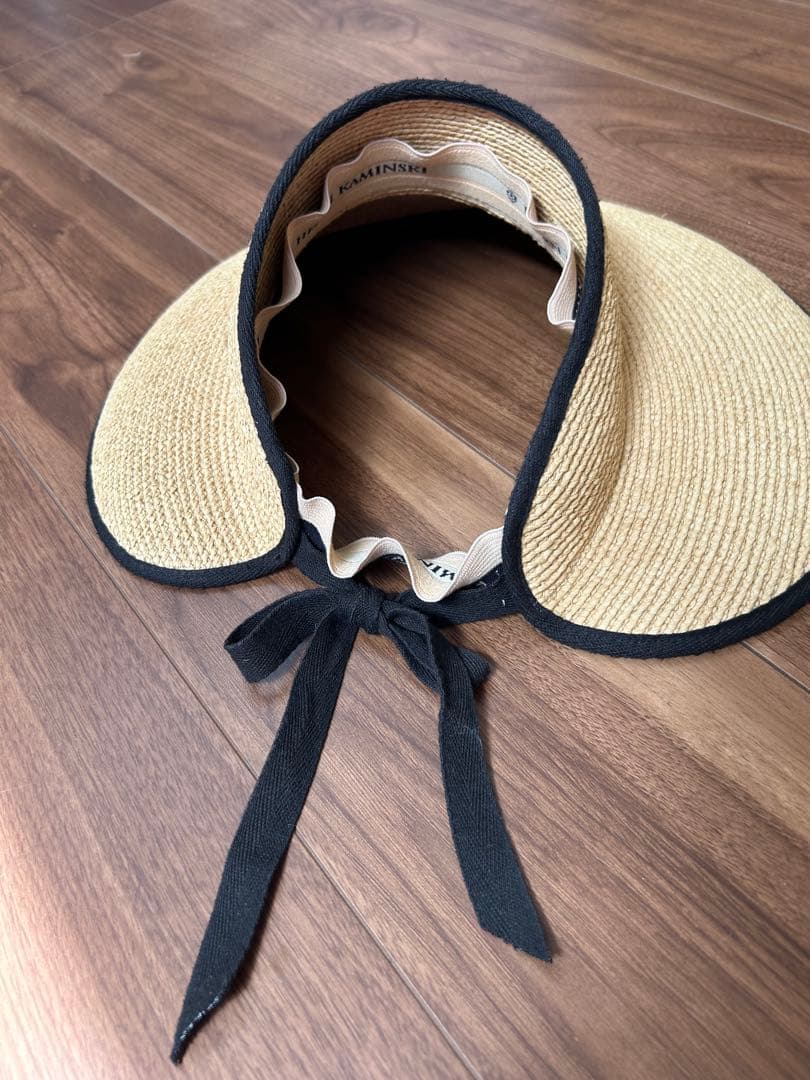 ★浅岡★ Helen Kaminski Mita 麦わらサンバイザー