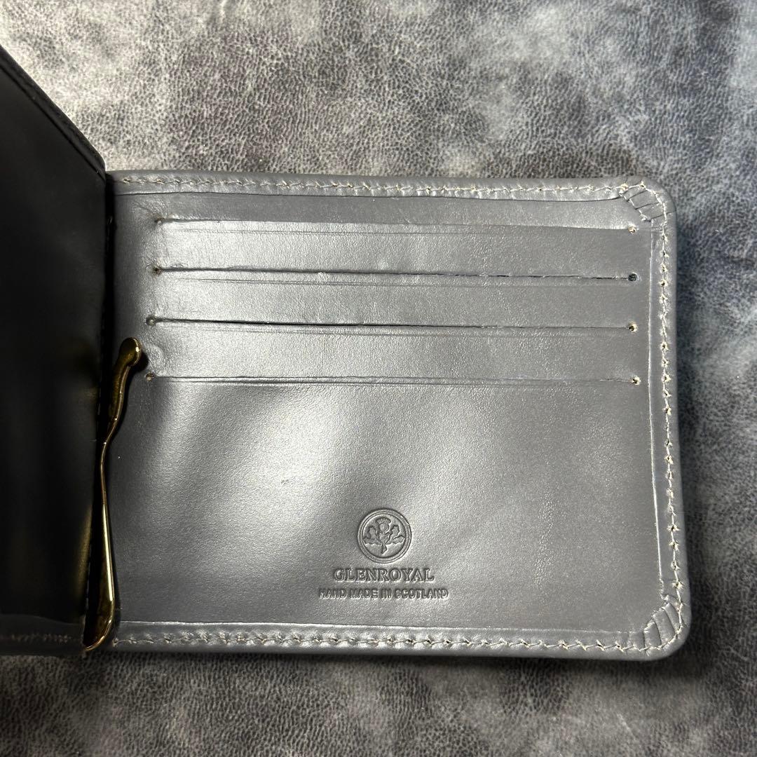 【新品・定価3.9万】グレンロイヤル　マネークリップ　グレー