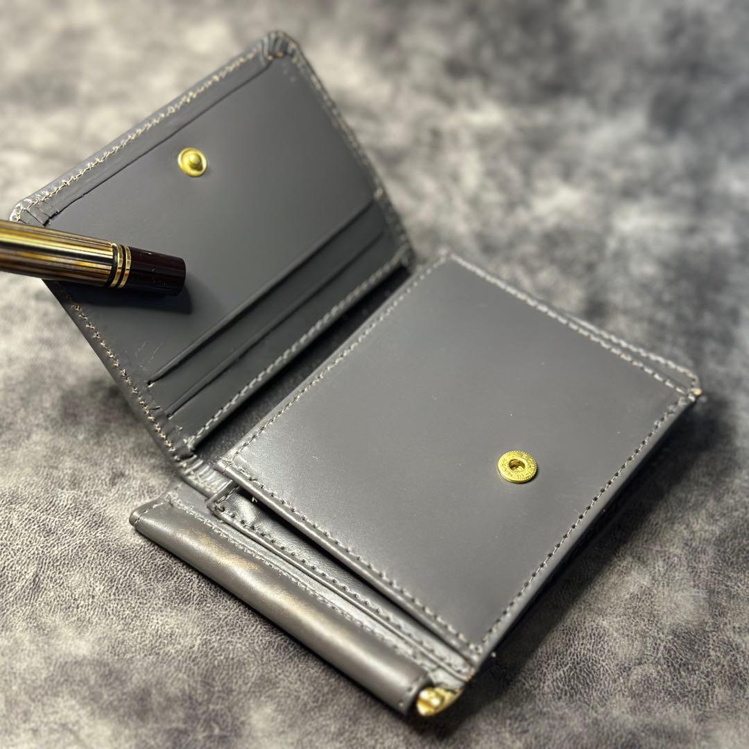 【新品・定価3.9万】グレンロイヤル　マネークリップ　グレー