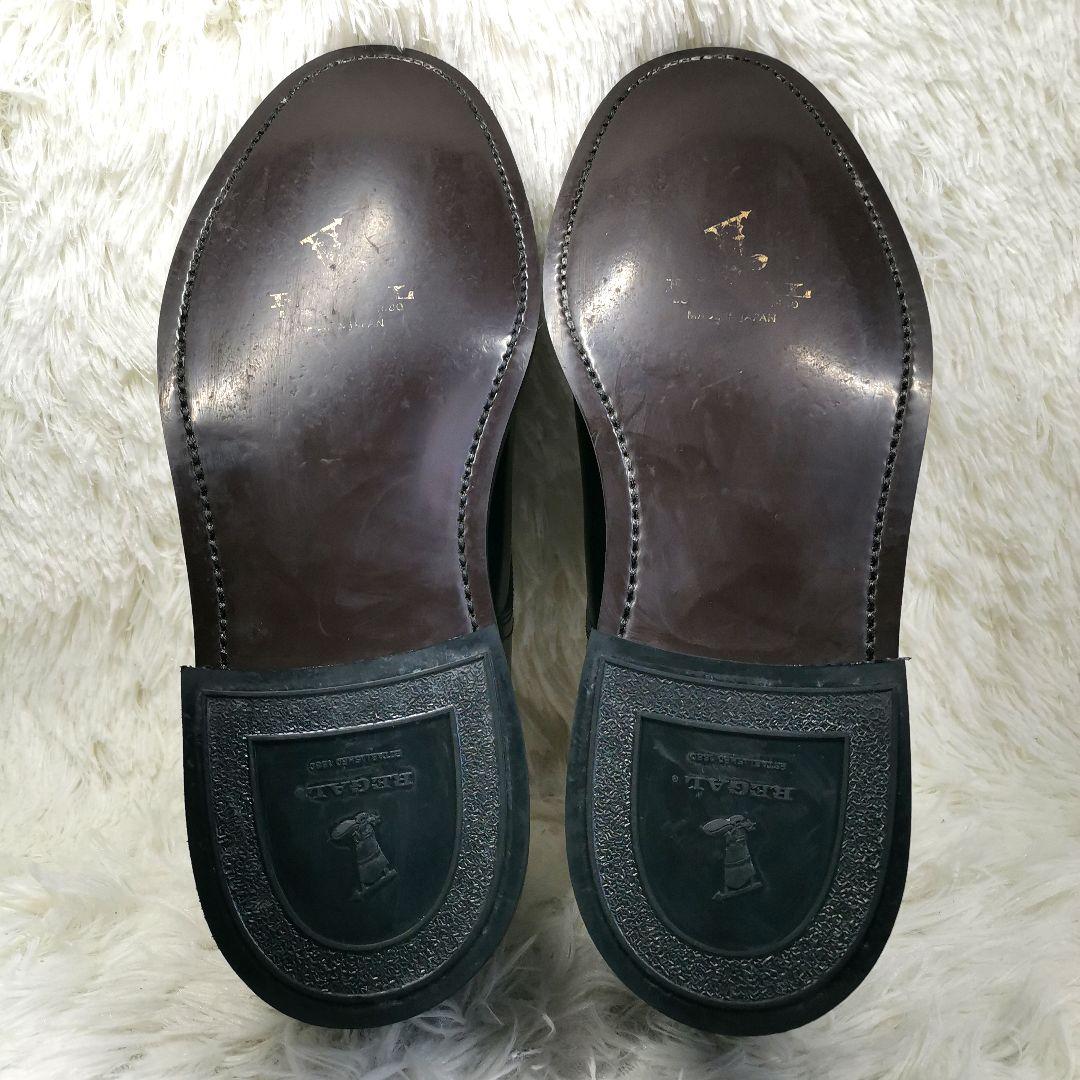 【極美品】REGAL　リーガル　プレーントゥ　2504　ブラック　26cm