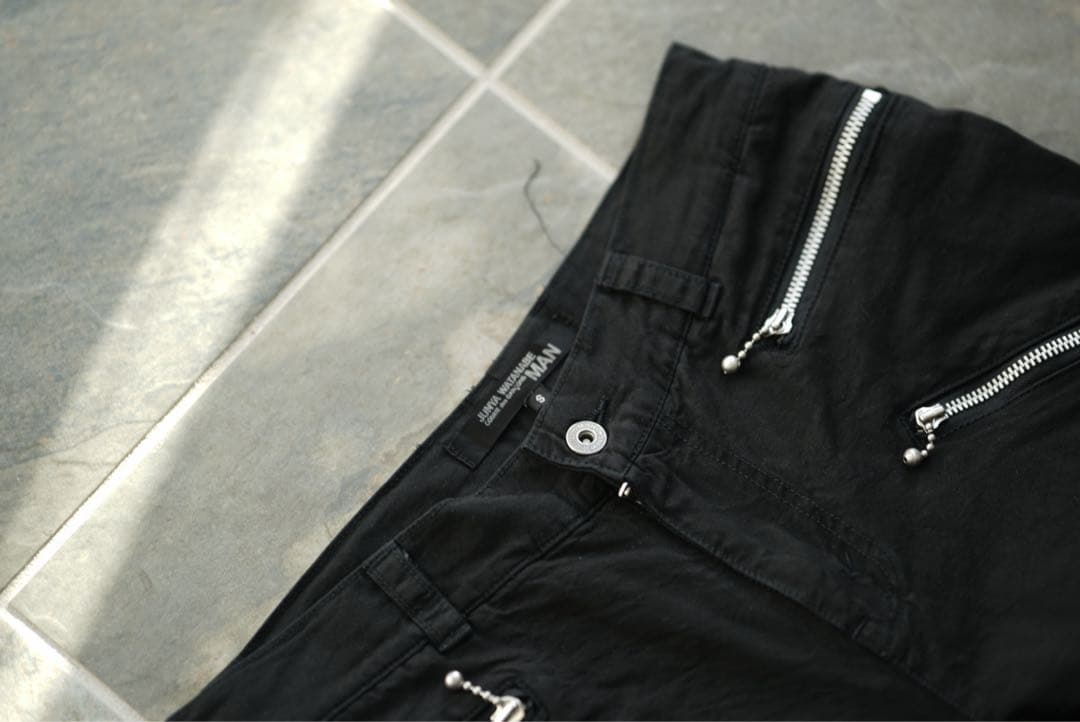 07aw junya watanabe man 縮絨 ライダー ナイロン パンツ