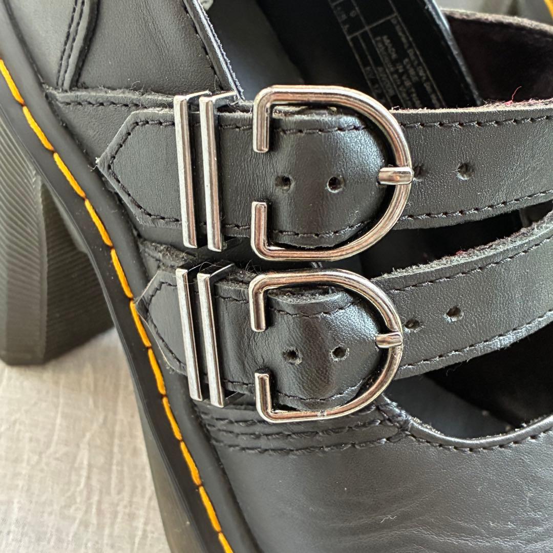 【美品】ドクターマーチン メリージェーンシューズ チャンキーヒール UK4 黒