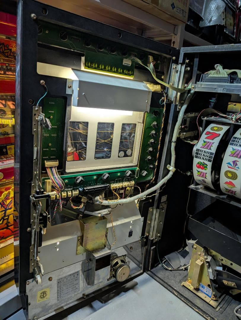 ジャンク品　パチスロ　ジャックポット２A　尚球社（岡崎産業）　４号機