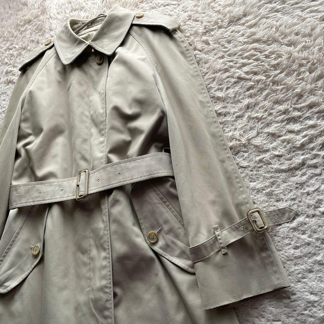 バーバリー トレンチコート ライナー ノバチェック ベルト ロング丈 S相当