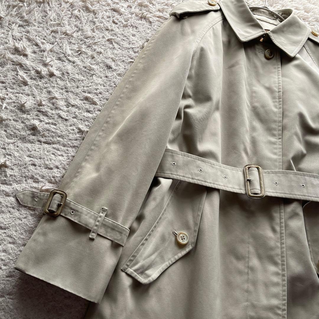 バーバリー トレンチコート ライナー ノバチェック ベルト ロング丈 S相当