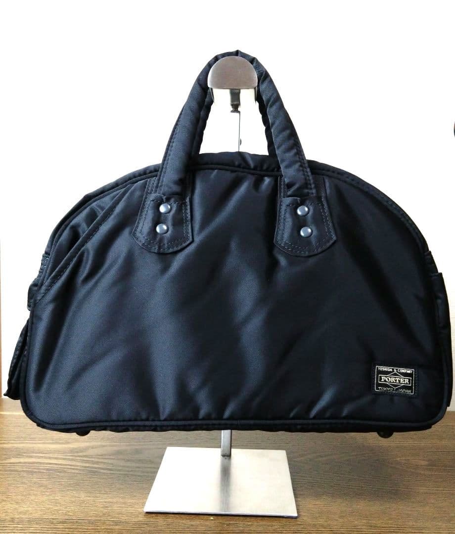 【極美品】HEAD PORTER タンカー ミニボストンバッグ 廃盤　ブラック黒