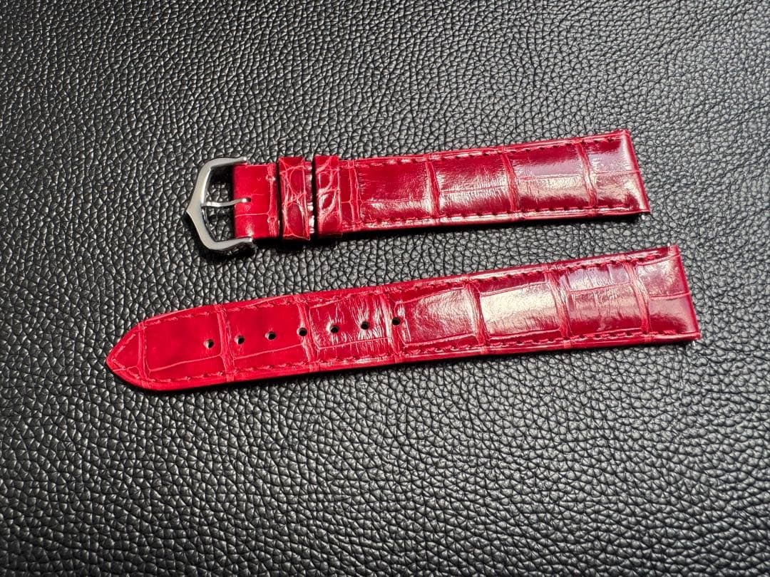 【 美品 】19mm 純正 尾錠付Cartier タンクマストLM レザーベルト