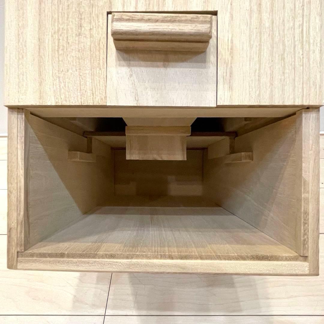 【未使用】竹本木箱店 米蔵 米びつ 桐製 ライスストッカー 30kg スリム