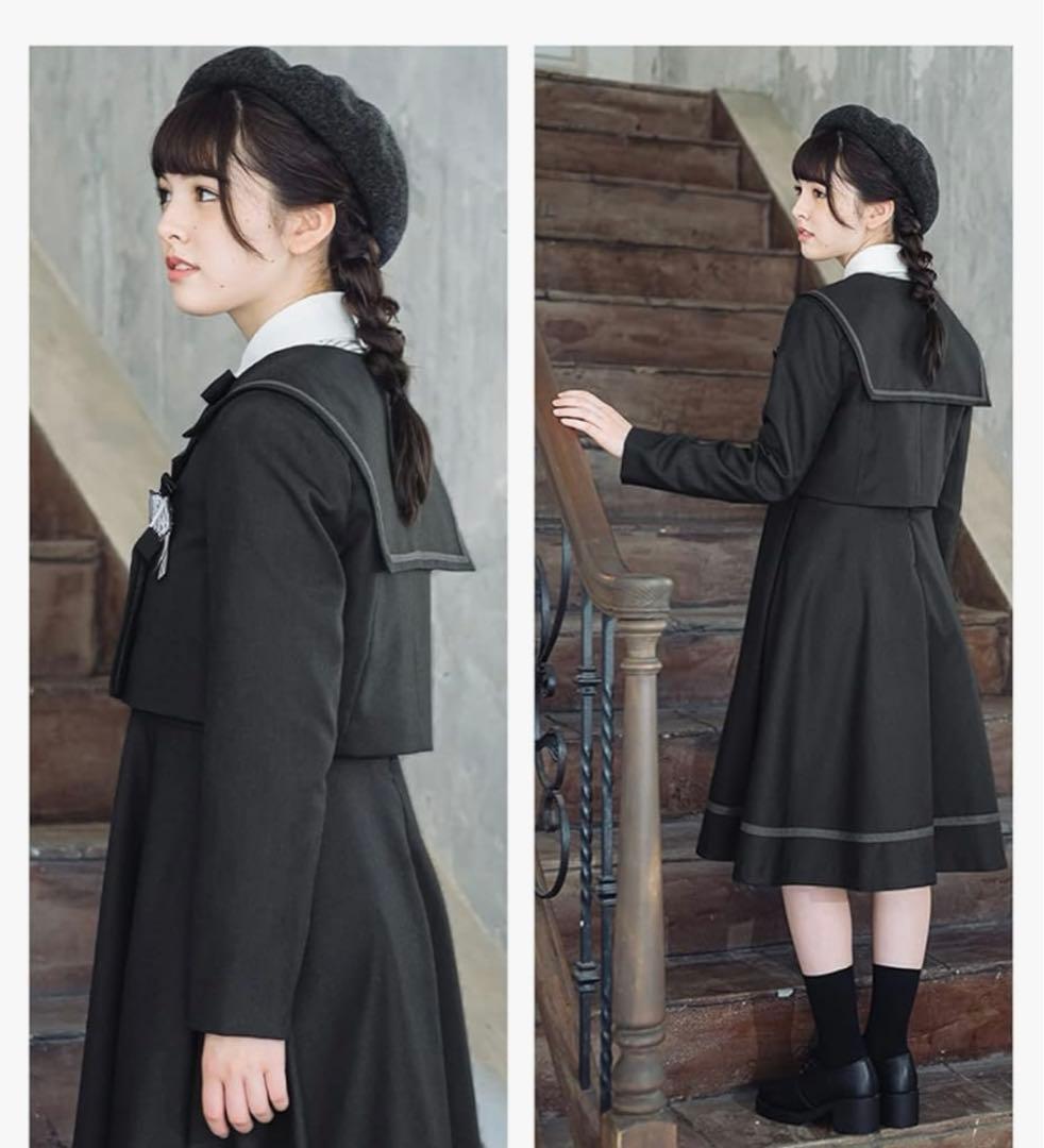 arisana フォーマルスーツ 5点セット 165cm 卒服　グレー　卒服